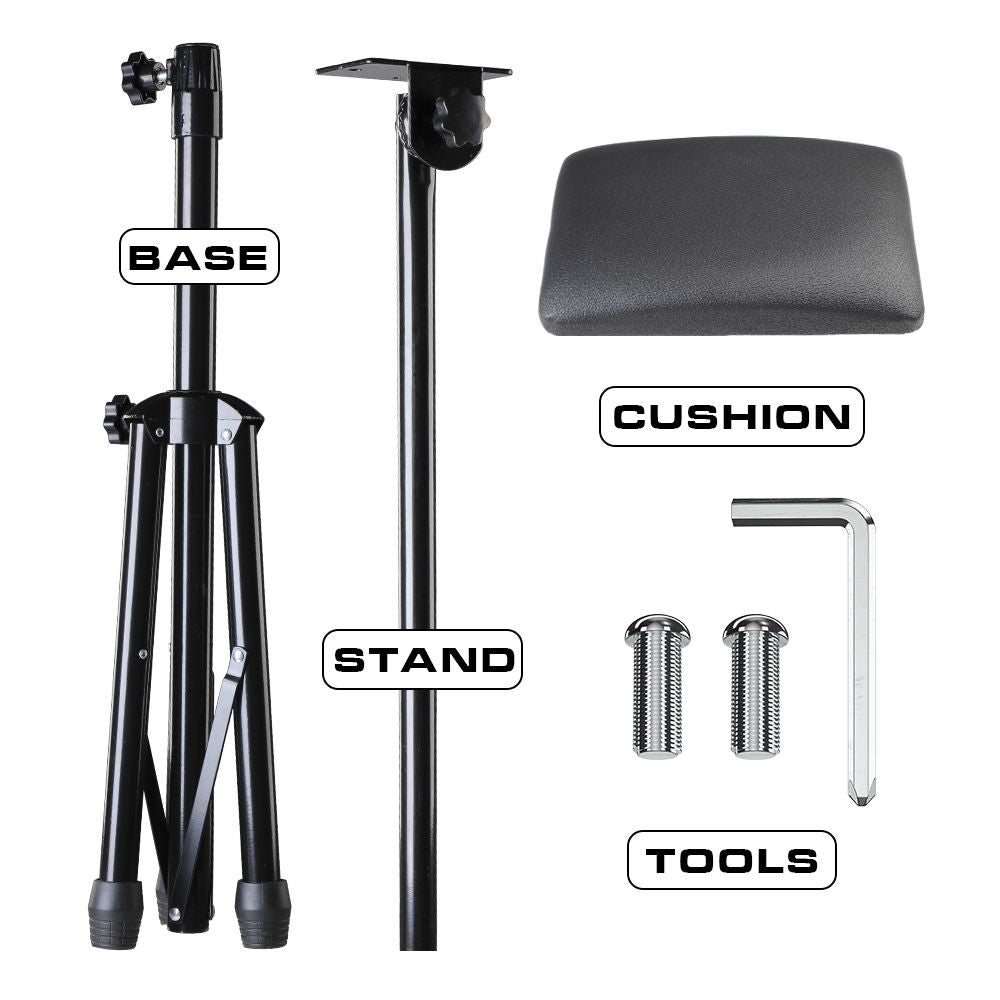 Tattoo Armrest Stand Tripod Leg Rest Heavy Duty Adjustable Height