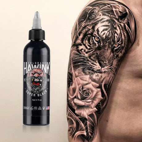 Hawink Tattoo Ink Super Black 4oz