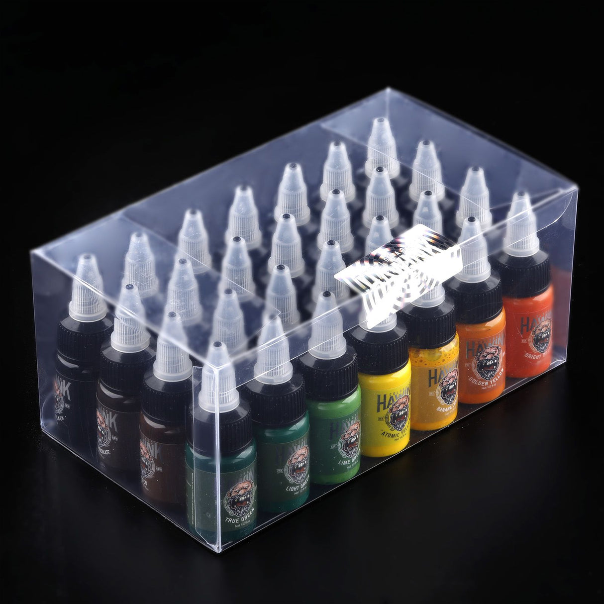 HAWINK 28 Colors Tattoo Ink Set Pigment Kit 1/2 oz (15ml)