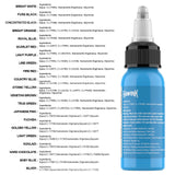 HAWINK 21 Colors Tattoo Ink Set Pigment Kit 1 oz (30ml)