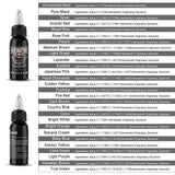 HAWINK 28 Colors Tattoo Ink Set Pigment Kit  1 oz (30ml)