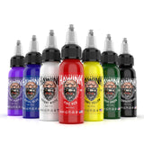 HAWINK 7 Colors Tattoo Ink Set Pigment Kit 1 oz (30ml)