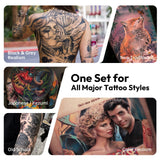 Hawink RGB Tattoo Ink Set 14 Colors and 2 Mixing Solution 1 oz(30ml)