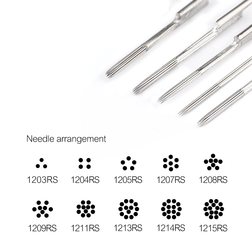 50pc Disposable Tattoo Needles for Coil machine Rotary Tattoo Gun Roun –  Hawink