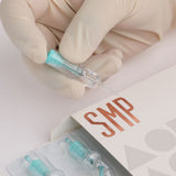 SMP Professional 3 agujas redondas de 0,25 MM para maquillaje permanente y cuero cabelludo 10 Uds
