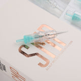 SMP Professional 3 agujas redondas de 0,25 MM para maquillaje permanente y cuero cabelludo 20 piezas