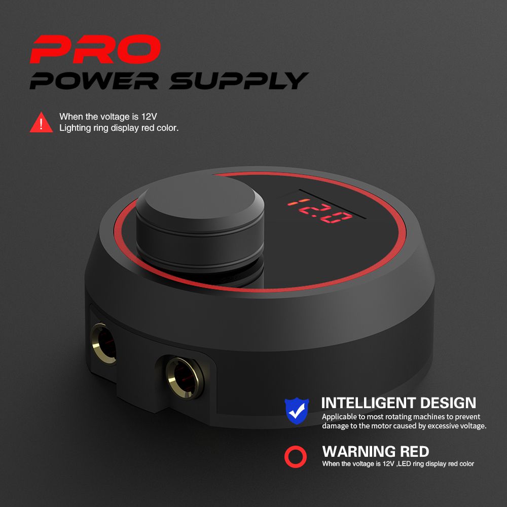 New Critical Aurora Aluminium Landmine Digital Tattoo Power Supply P177-B