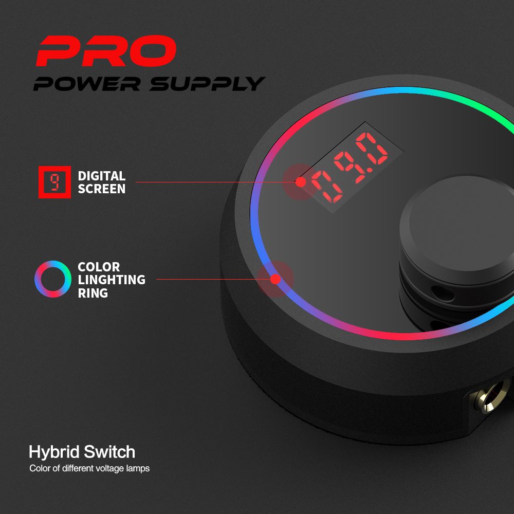 New Critical Aurora Aluminium Landmine Digital Tattoo Power Supply