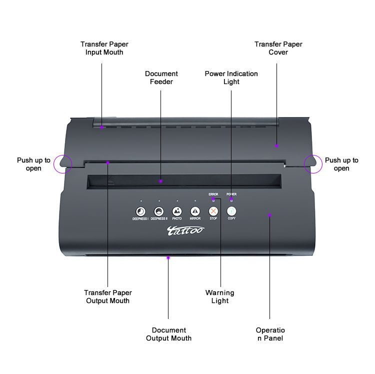 New Mini Tattoo Thermal Stencil Printer Machine – Hawink
