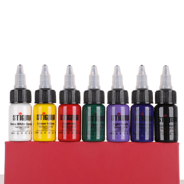 8 Colors Professional Tattoo Ink Pigment Tattoo Practice Colors Easy To  Color Colored Pigments Tool