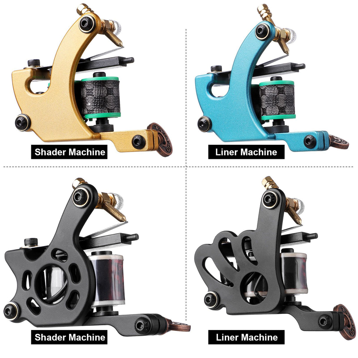 HAWINK Coil Liner And Shader Coil Tattoo Machine Kit TK-HW4002